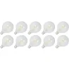 Lighto | LED-Faden | Große Fassung E27 | Globelamp | Hell | 125mm | 4W | 10 Stück