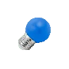 Lighto | LED-Glühbirne | Große Fassung E27 | Blau | Kugelbirne | 45mm | 1,5W | Dimmbar | Geeignet für Stacheldraht