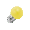 Lighto | LED-Glühbirne | Große Fassung E27 | Gelb | Kugelbirne | 45mm | 1,5W | Dimmbar | Geeignet für Stacheldraht