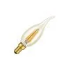 SPL | LED Filament | Kleine Fassung E14 | Kerzenlampe mit Spitze | Hell | Gold | 4W | Dimmbar