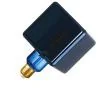 SPL | LED Glühfaden | Große Fassung E27 | Würfellampe | Hell | Blau | 4W | Dimmbar
