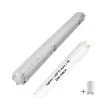Lighto | LED TL + Leuchte | T8 | 1x24W | 150cm | IP65 | Wasserdicht | ersetzt 1x58W Leuchtstoffröhre