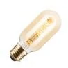Lighto | LED-Glühfaden | E27-Fassung | Spiralförmige Lampe | Bernstein | T45 | 45mm | 4W