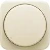 BJ-Abdeckplatte mit Drehknopf creme