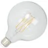 Lighto | LED-Glühfaden | Große Fassung E27 | Globelamp | Hell | 125mm | 4W