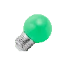 Lighto | LED-Glühbirne | Große Fassung E27 | Kugelbirne | Grün | 45mm | 1W