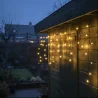 Lighto | Weihnachtsbeleuchtung | Eiszapfenlichter | IP44 | Geeignet für innen und außen | 8-Funktionen | 120 LED-Lichter | 4-Meter-Kabel