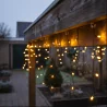 Lighto | Weihnachtsbeleuchtung | Eiszapfenlichter | IP44 | Geeignet für innen und außen | 8-Funktionen | 240 LED-Lichter | 8-Meter-Kabel