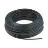Kabel schwarz flach 2x0,75mm pro Meter