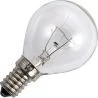 Glühbirne | Kleine Fassung E14 | Kugelbirne | Backofenlampe | Hell | 45mm | 40W