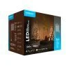 Modee | Weihnachtsbeleuchtung LED-Lichterkette | 2 x 2m | 144 Lichter mit 8 Lichtstufen | IP44 | Warmweißes Licht