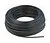 Kabel schwarz flach 2x0,75mm pro Meter