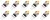 Lighto | LED-Glühbirne | G4-Fassung | Glühbirne zum Einstecken | Klar | 10mm | 1W | 10 Stück | 12V