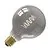 Calex | LED-Glühfaden | Große Fassung E27 | G95 | Titanium | 4W