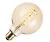 Lighto | LED-Glühfaden | E27-Fassung | Globelamp | Bernstein | G95 | 95mm | 4W