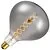 Lighto | LED Glühfaden | Große Fassung E27 | Superlux Lampe | Schwarz | 160mm | 6W