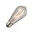 Lighto | LED-Glühfaden | E27-Fassung | Edison-Lampe | Hell | ST64| 64mm | 6W