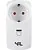 SPL LED-Steckdimmer | 3-100W Weiß | Schleppkante