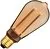 SPL | LED-Glühbirne | Große Fassung E27 | Edison-Glühbirne | Gold | 64mm | 3,5W