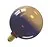 Calex | LED Inception Kalmar | Farbverlauf Schwarz-Gold Glas | SMD | 3.5W